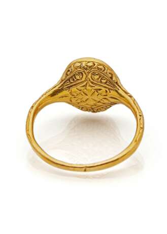Ring mit römischer Gemme "Dextrarum iunctio" - Foto 4