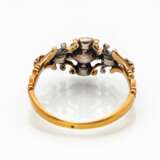 Ring mit Granat und Diamanten - Foto 3