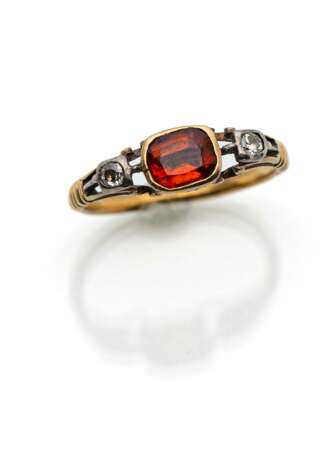 Ring mit orangenem Granat - photo 2