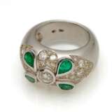 Smaragd-Diamant-Ring - Foto 2