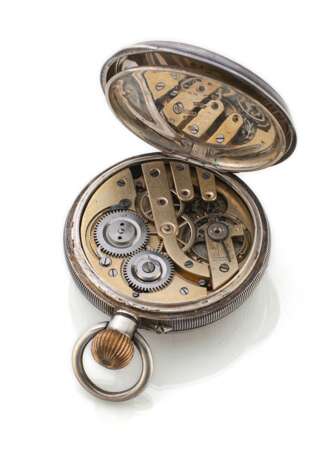 Silber-Taschenuhr mit Kalendarium - фото 2