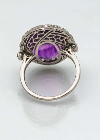 Ring mit Amethyst - фото 3