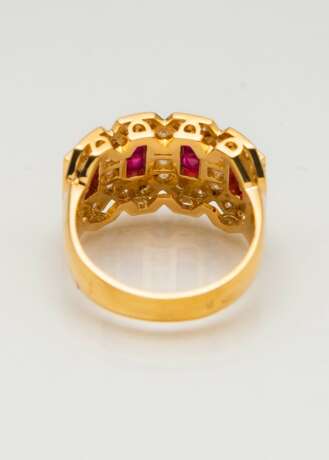 Rubin-Diamant-Ring - Foto 3