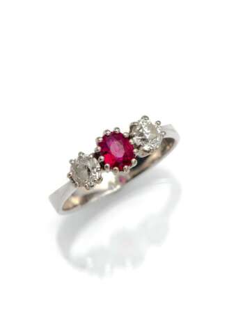 Rubin-Diamant-Ring - photo 1