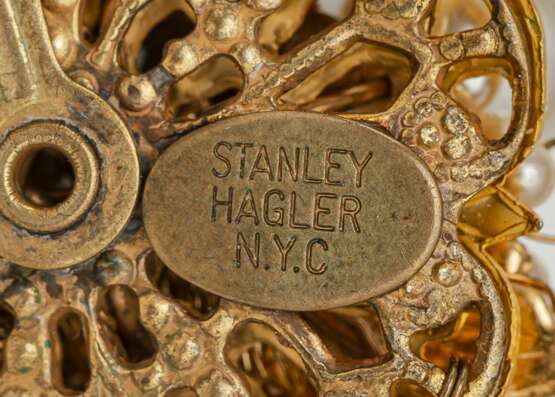 Paar Stanley Hagler Vintage Ohrclips - Foto 3
