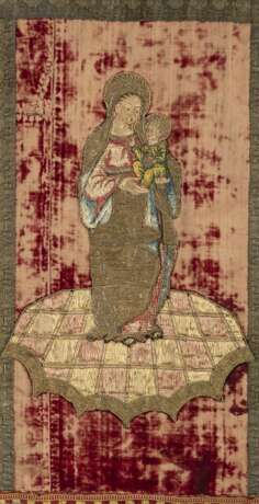 Antependium mit Madonna, Heiligem Bischof und Wappen - фото 2