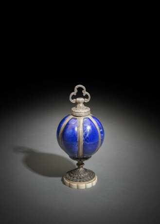 Pomander aus Silber und Lapislazuli - photo 3