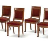 Serie von sechs Empire Stühlen - Foto 1