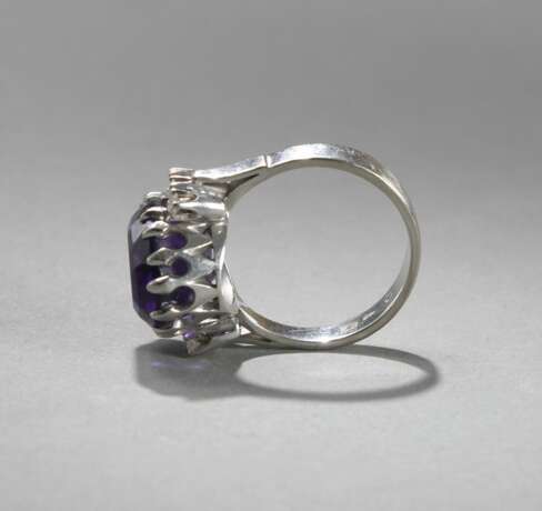 Amethyst-Diamant-Ring - Foto 2
