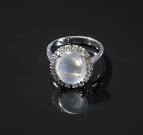 Mondstein-Diamant-Ring - photo 2