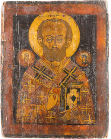 DREI IKONEN: HEILIGER NIKOLAUS VON MYRA UND DIE APOSTEL PETRUS UND PAULUS - фото 2