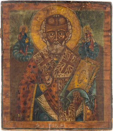 DREI IKONEN: HEILIGER NIKOLAUS VON MYRA UND DIE APOSTEL PETRUS UND PAULUS - фото 4
