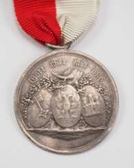 Hansestädte: Gemeinsame Kriegsdenkmünze für die Hanseatische Legion 1813/1814.
