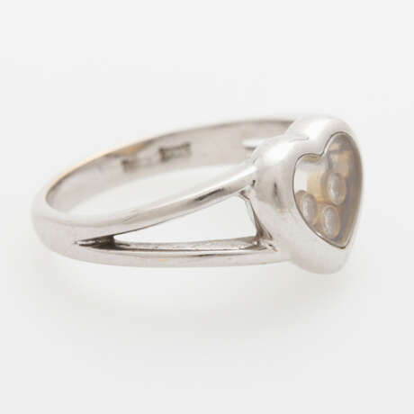 CHOPARD Ring "Happy Diamonds" mit 3 beweglichen Brillanten; - photo 2