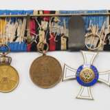 Preussen: Ordenschnalle eines Veteranen des deutsch-französischen Krieges mit 5 Auszeichnungen. - Foto 3