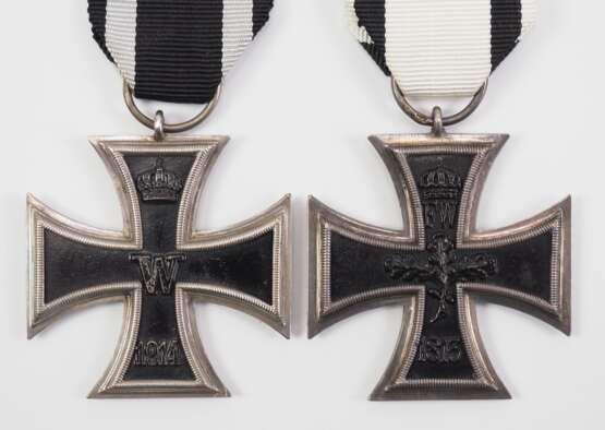 Preussen: Eisernes Kreuz, 1914, 2. Klasse - 2 Exemplare. - Foto 1