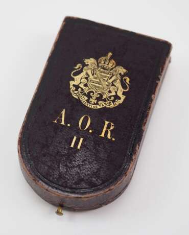 Sachsen: Albrechtsorden, 2. Modell (1876-1918), Ritterkreuz 2. Klasse Etui. - photo 1