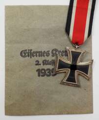 Eisernes Kreuz, 1939, 2. Klasse, in Verleihungstüte - Forster & Graf.