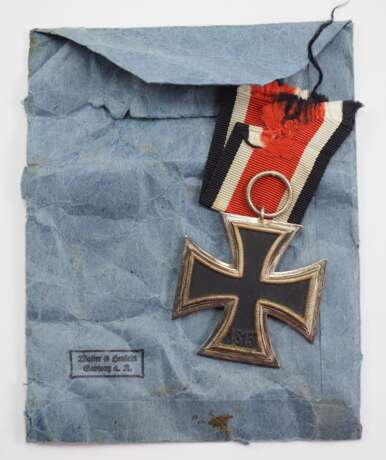 Eisernes Kreuz, 1939, 2. Klasse, in Verleihungstüte - Walter & Henlein, Gablonz a.N. - фото 2