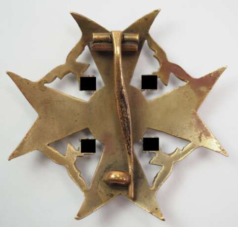 Spanienkreuz, in Bronze. - Foto 3