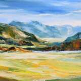 Просторы Алтая Canvas Oil paint Impressionism Landscape painting 2016 - photo 1