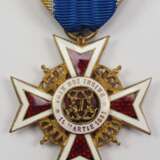Rumänien: Orden der Krone von Rumänien, 2. Modell (1932-1947), Offizierskreuz. - Foto 1