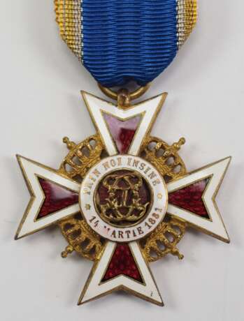 Rumänien: Orden der Krone von Rumänien, 2. Modell (1932-1947), Offizierskreuz. - photo 1