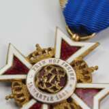 Rumänien: Orden der Krone von Rumänien, 2. Modell (1932-1947), Offizierskreuz. - Foto 2