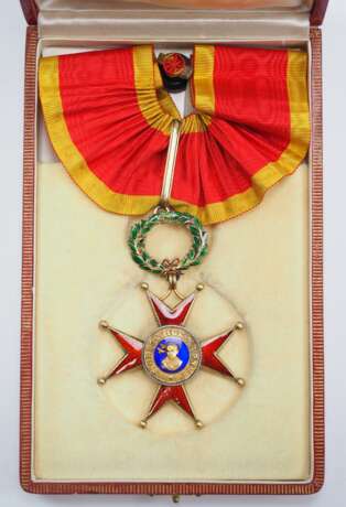 Vatikan: Orden des hl. Gregors des Großen, 2. Ausführung, zivile Abteilung, Komturkreuz, im Etui. - фото 1