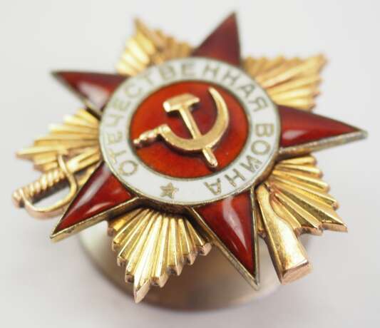 Sowjetunion: Orden des Vaterländischen Krieges, 2. Modell, 1. Klasse. - photo 2
