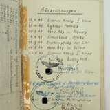 Soldbuch eines Oberleutnant (Kr.O.) des Fallschirm E.u.A. Rgt. 4 Hermann Göring. - фото 2