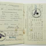 Soldbuch eines Oberleutnant (Kr.O.) des Fallschirm E.u.A. Rgt. 4 Hermann Göring. - Foto 5