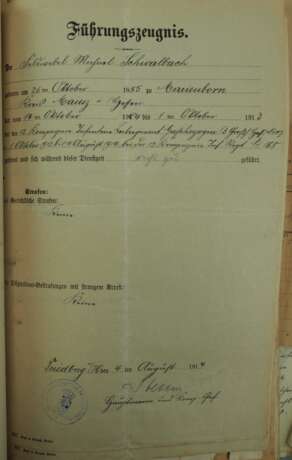 Hessen: Nachlass eines Feldwebels im 5. Großherzoglich Hessischen Infanterie-Regiment Nr. 168. - Foto 4