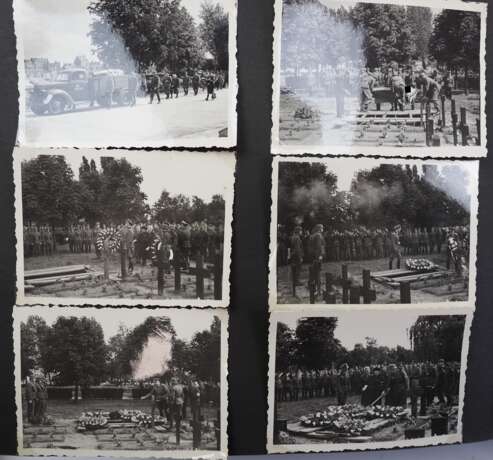 Wehrmacht: 2 Fotoalben eines Angehörigen des Verpflegungsamtes Gent / Kraftwagen-Transport-Abteilung z.b.V. 989. - Foto 2