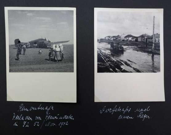 Wehrmacht: 2 Fotoalben eines Angehörigen des Verpflegungsamtes Gent / Kraftwagen-Transport-Abteilung z.b.V. 989. - photo 4