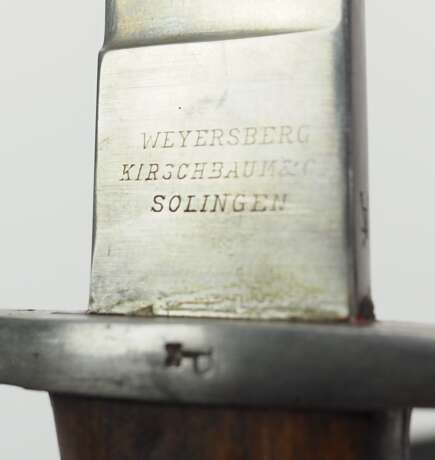 Argentinien: Artillerie Machete Modell 1909, nummerngleich - Weyersberg. - Foto 4