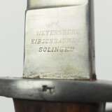 Argentinien: Artillerie Machete Modell 1909, nummerngleich - Weyersberg. - Foto 4