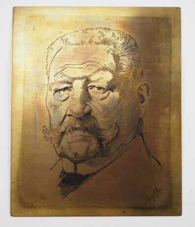 Paul von Hindenburg - Litho-Platte von CH. - фото 1