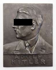 Adolf Hitler Eisenguss Plakette - GW.