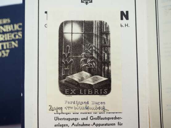 von Württemberg, Herzog Ferdinand Eugen: Taschenbuch der Kriegsflotten 1934/35/37/38/39/ und 41-42. - Foto 4