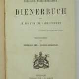 von Georgii-Georgenau, Eberhard Emil: Fürstlich Württembergisch Dienerbuch vom IX. bis zum XIX. Jahrhundert. - Foto 2