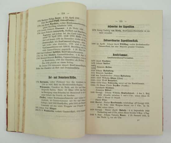 von Georgii-Georgenau, Eberhard Emil: Fürstlich Württembergisch Dienerbuch vom IX. bis zum XIX. Jahrhundert. - фото 3