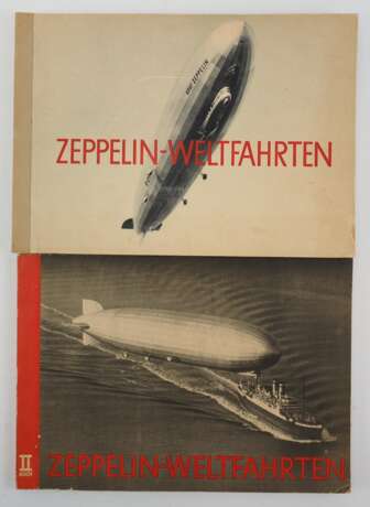 Zigarettenbilder Album: Zeppelin-Weltfahrten - Band 1+2. - Foto 1