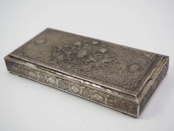 Persische Zigarren-/ Etui aus SILBER, Ende 18./ Anf. 19. Jh. - photo 3