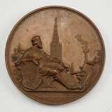 Württemberg: Bronzene Verdienst-Medaille auf die Württembergische Flaschen-Fach-Ausstellung Ulm 1895. - photo 1