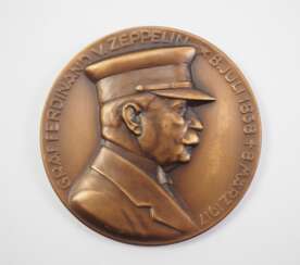 Medaille auf die Amerikafahrt des Zeppelin LZ 126 1924.