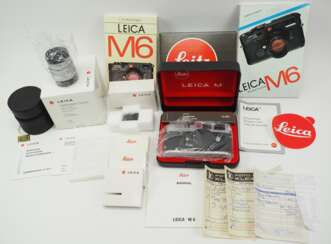 Leica: Analogkamera M6 u. Summicron-M 1:2/ 50 mm, unbenutzt. 