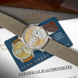 F.P. JOURNE. AN EARLY AND VERY RARE PLATINUM AUTOMATIC FLYBACK CHRONOGRAPH WRISTWATCH WITH BRASS MOVEMENT AND DATE - Foto 3