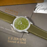 F.P. JOURNE. AN EXCLUSIVE AND DISTINCTIVE PLATINUM LIMITED EDITION WRISTWATCH WITH GREEN DIAL, MADE FOR THE OPENING OF THE F.P. JOURNE BOUTIQUE IN DUBAI - photo 3