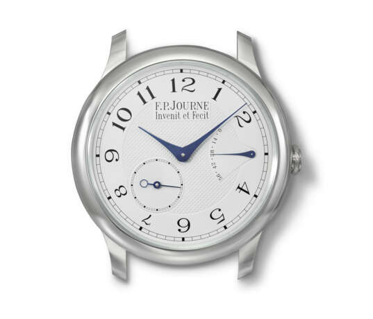 F.P. JOURNE. A RARE AND LARGE STAINLESS STEEL WALL CLOCK - Foto 1